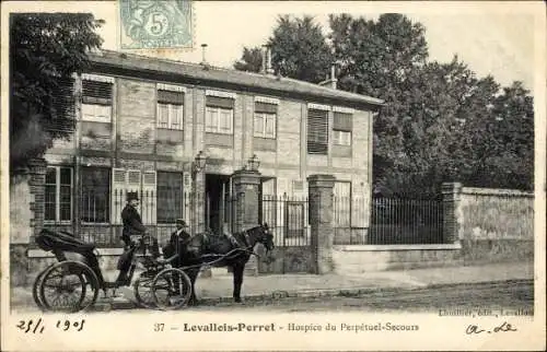 Ak Levallois Perret Hauts de Seine, Hospice du Perpetuel Secours