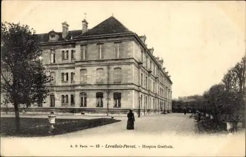 Ak Levallois Perret Hauts de Seine, Hospice Grefhule