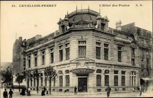 Ak Levallois Perret Hauts de Seine, L'Hotel des Postes