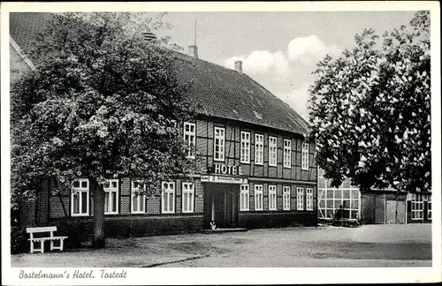 Ak Tostedt in Niedersachsen, Bostelmann's Hotel, Besitzer Claus Hamann