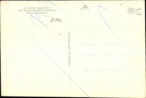 Ak Bargteheide, Lehrstätte Haus Malepartus Hamburg