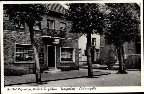 Ak Walbeck Geldern am Niederrhein, Gasthof Neyenhuys, Spargeldorf, Lüzienkapelle