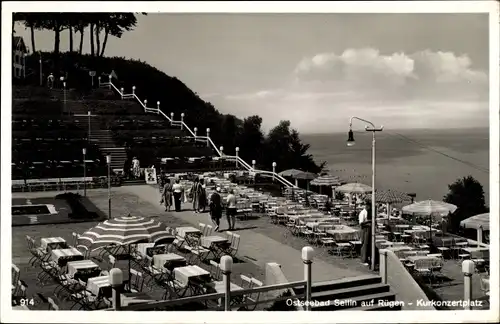 Ak Ostseebad Sellin Rügen, Kurkonzertplatz