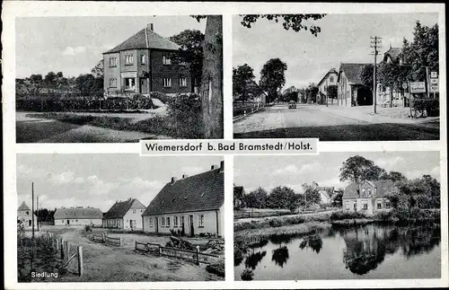 Ak Wiemersdorf in Schleswig Holstein, Ortsansichten, Siedlung