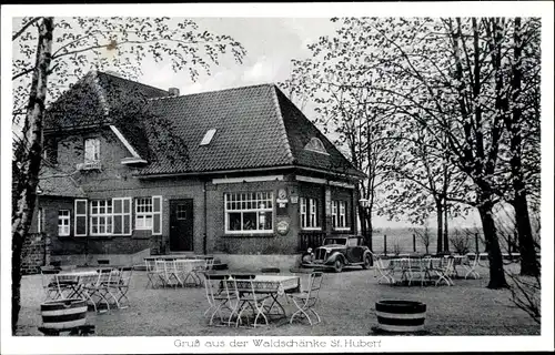 Ak Sankt Hubert Kempen am Niederrhein, Waldschänke