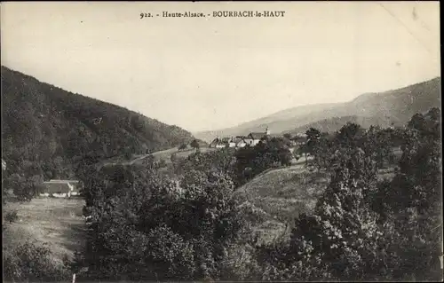 Ak Bourbach le Haut Oberburbach Elsass Haut Rhin, Panorama