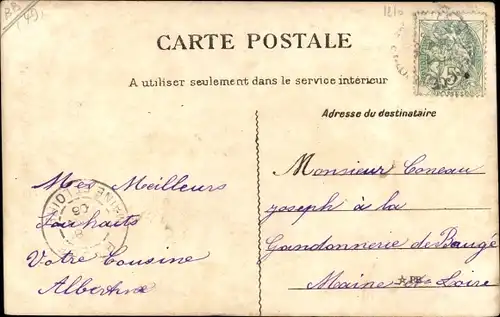 Künstler Ak Soulaines Maine et Loire, Pont de Rochambault