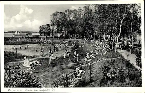 Ak Neumünster in Holstein, Partie am Einfelder See