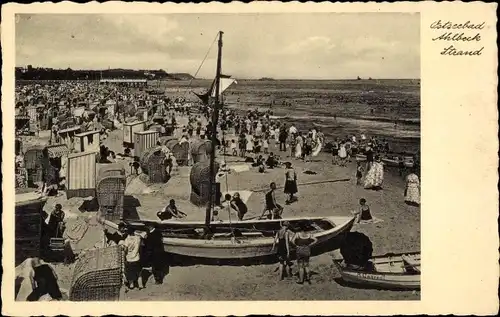 Ak Ostseebad Ahlbeck Heringsdorf auf Usedom, Strand