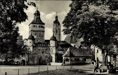 Ak Weißenburg am Sand Mittelfranken Bayern, Ellinger Tor