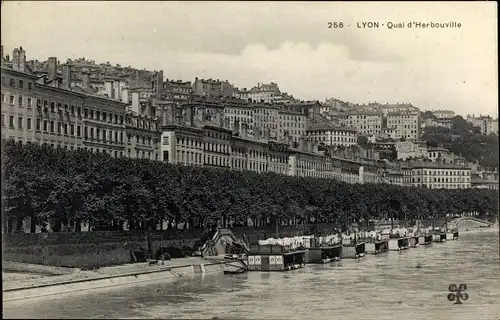 Ak Lyon Rhône, Quai d'Herbouville