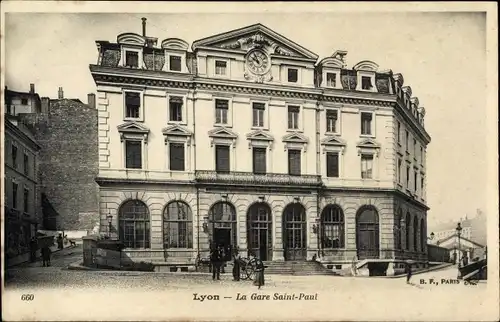 Ak Lyon Rhône, La Gare Saint Paul