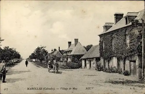 Ak Marolles Calvados, Village de May