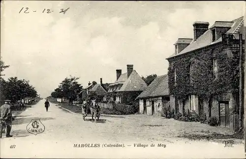 Ak Marolles Calvados, Village de May