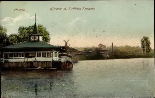 Ak Preetz in Holstein, Kirchsee, Driller's Kurhaus