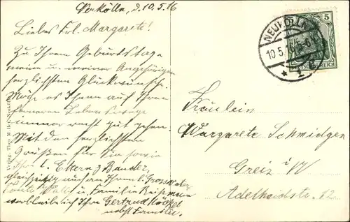 Ak Berlin Neukölln, Hertzbergplatz