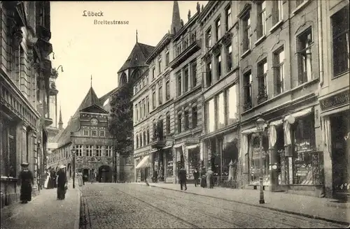 Ak Hansestadt Lübeck, Breitestraße