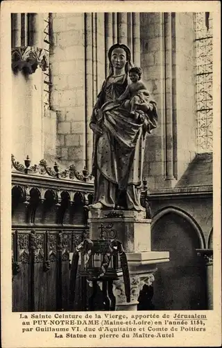 Ak Le Puy Notre Dame Maine et Loire, La Sainte Ceinture de la Vierge