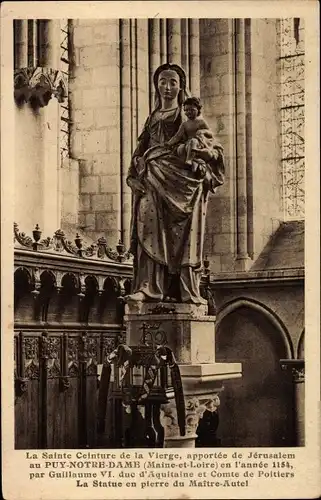 Ak Le Puy Notre Dame Maine et Loire, La Sainte Ceinture de la Vierge