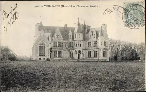 Ak Viel Baugé Maine et Loire, Château de Montivert