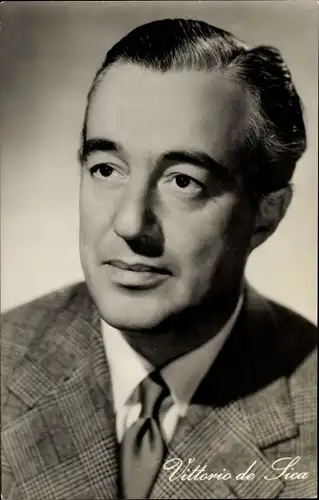 Ak Schauspieler Vittorio de Sica