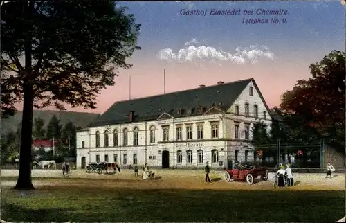 Ak Einsiedel Chemnitz, Gasthof Einsiedel