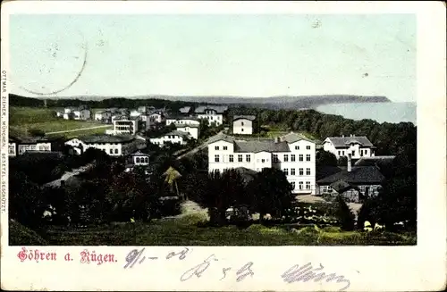 Ak Ostseebad Göhren auf Rügen, Panorama