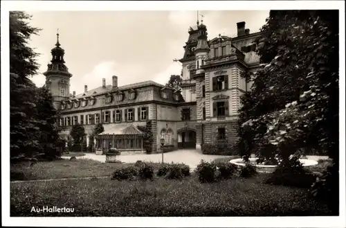 Ak Au in der Hallertau Oberbayern, Schloss Au