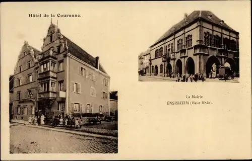 Ak Ensisheim Haut Rhin, Hotel de la Couronne