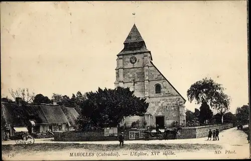 Ak Marolles Calvados, L'Eglise