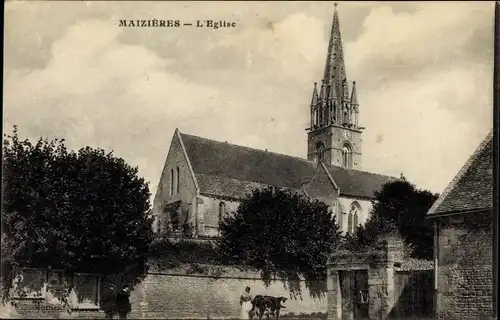 Ak Maizieres Calvados, L'Eglise