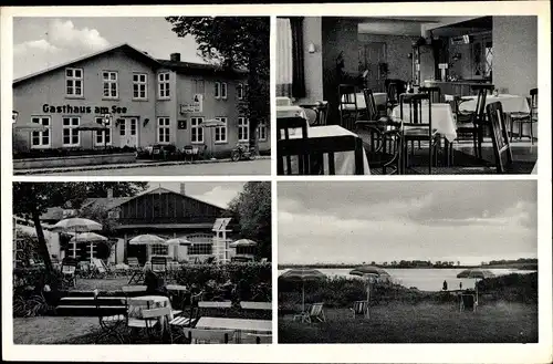 Ak Süsel in Ostholstein, Gasthaus am See, Innenansicht