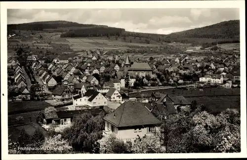 Ak Frohnhausen Dillenburg in Hessen, Gesamtansicht