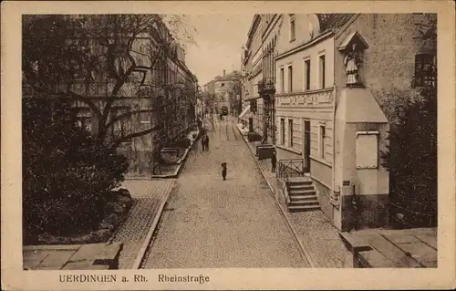 Ak Uerdingen Krefeld, Rheinstraße