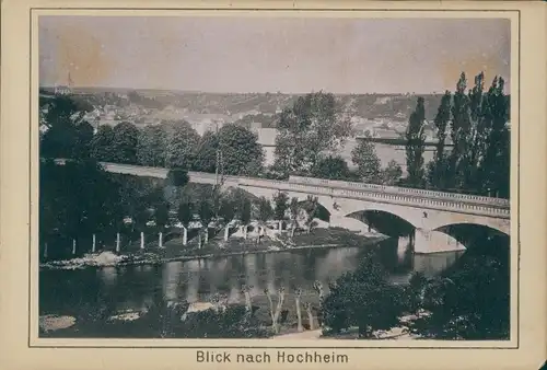 Foto Erfurt in Thüringen, Blick nach Hochheim, Atelier Koppmann & Co., um 1873