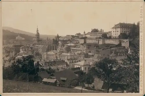 Foto Baden Baden am Schwarzwald, Gesamtansicht, Atelier J. Jungmann