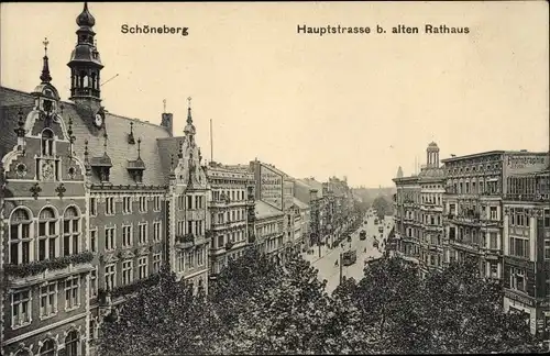 Ak Berlin Schöneberg, Hauptstraße, Altes Rathaus