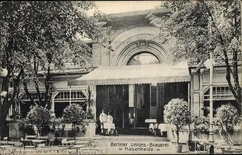 Ak Berlin Kreuzberg Hasenheide, Berliner Unions Brauerei