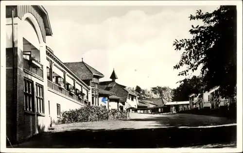 Ak Hellendoorn Overijssel, Sanatorium, Achterzijde Hofgebouw