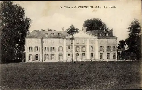 Ak Vezins Maine et Loire, Château