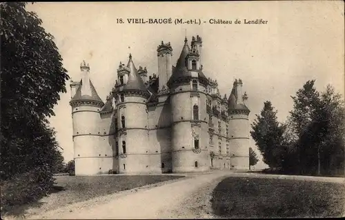 Ak Viel Baugé Maine et Loire, Château de Lendifer