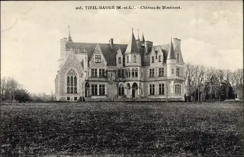 Ak Viel Baugé Maine et Loire, Château de Montivert