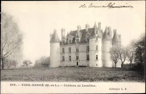 Ak Viel Baugé Maine et Loire, Château de Landifer