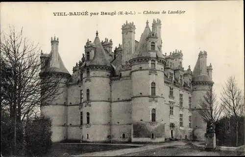 Ak Viel Baugé Maine et Loire, Château de Landifer