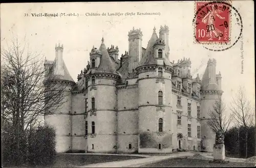 Ak Viel Baugé Maine et Loire, Château de Landifer