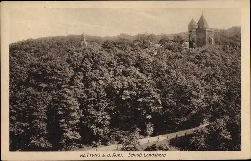 Ak Kettwig Essen im Ruhrgebiet, Schloss Landsberg