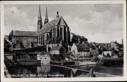 Ak Görlitz in der Lausitz, Peterskirche