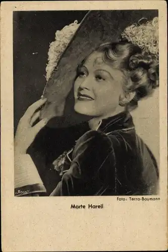 Ak Schauspielerin Marte Harell