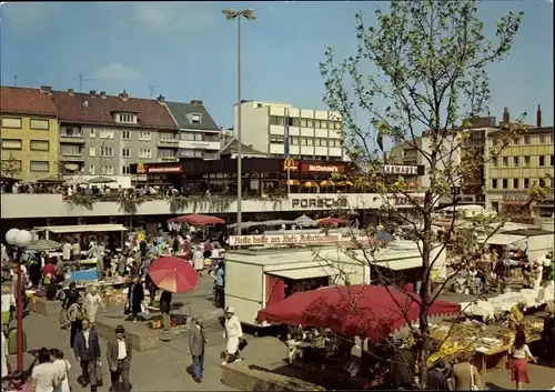 Ak Hamburg Harburg, Am Sand, Markt