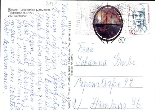 Ak Nahrendorf in der Lüneburger Heide, Ortsansichten
